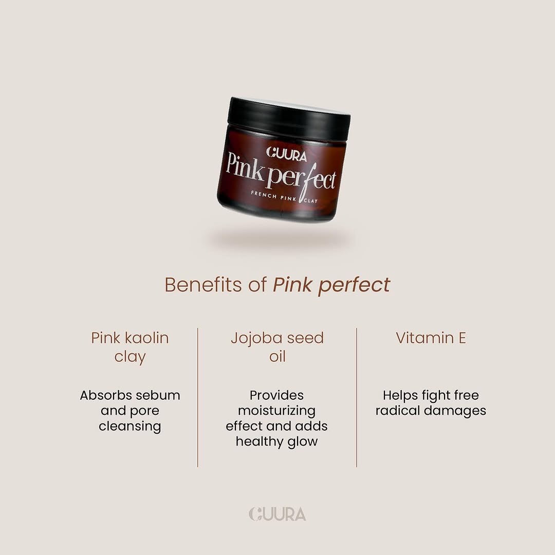 Cuura French Pink Clay Exfoliating Mask