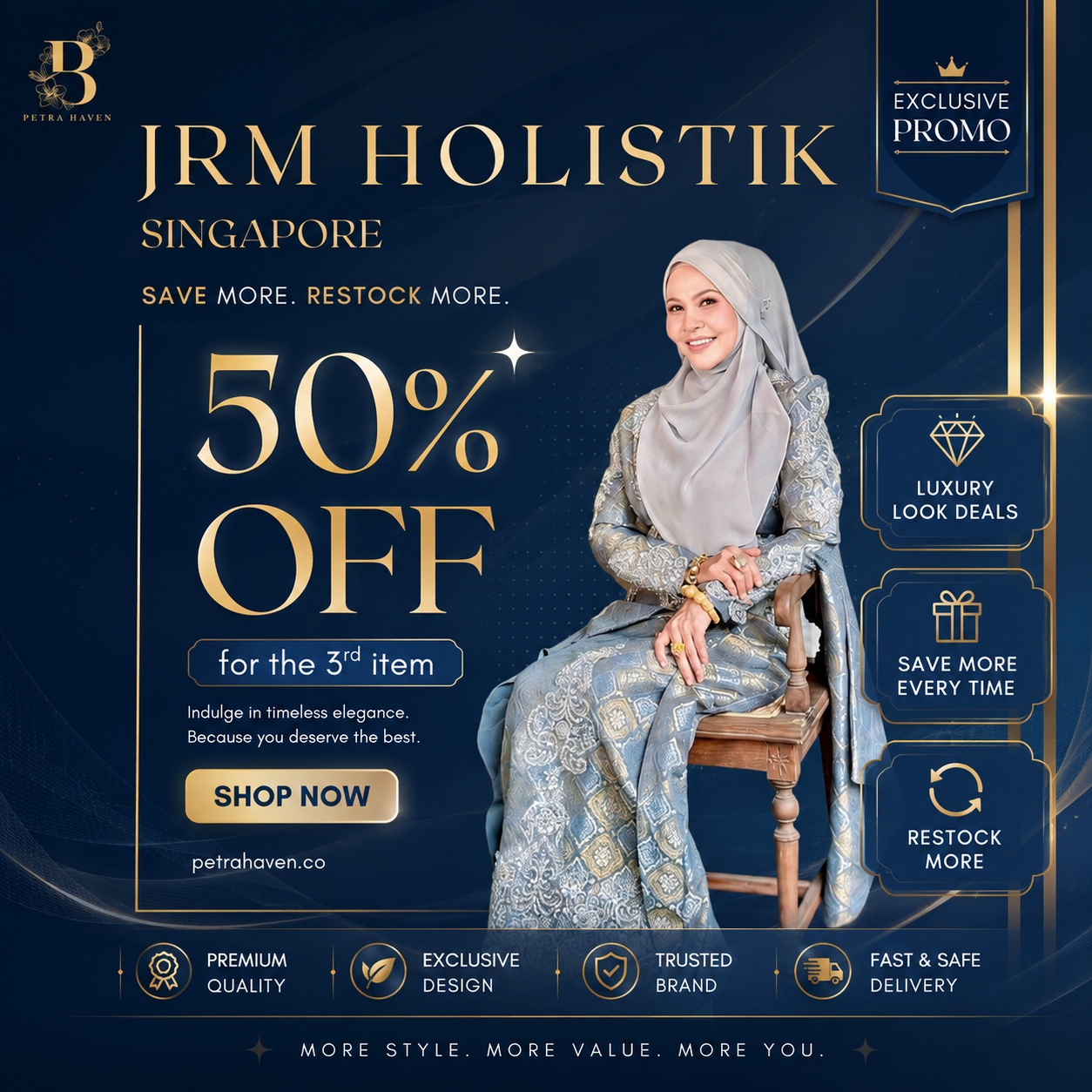 JRM (50% off)*