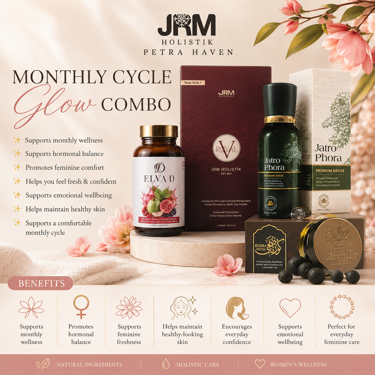JRM Monthly Cycle Glow Combo