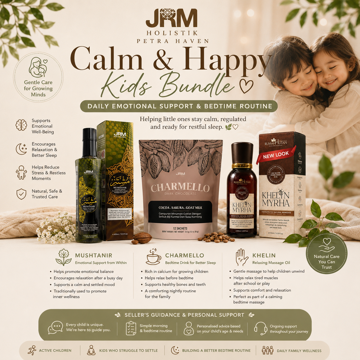 JRM Calm & Happy kids Combo