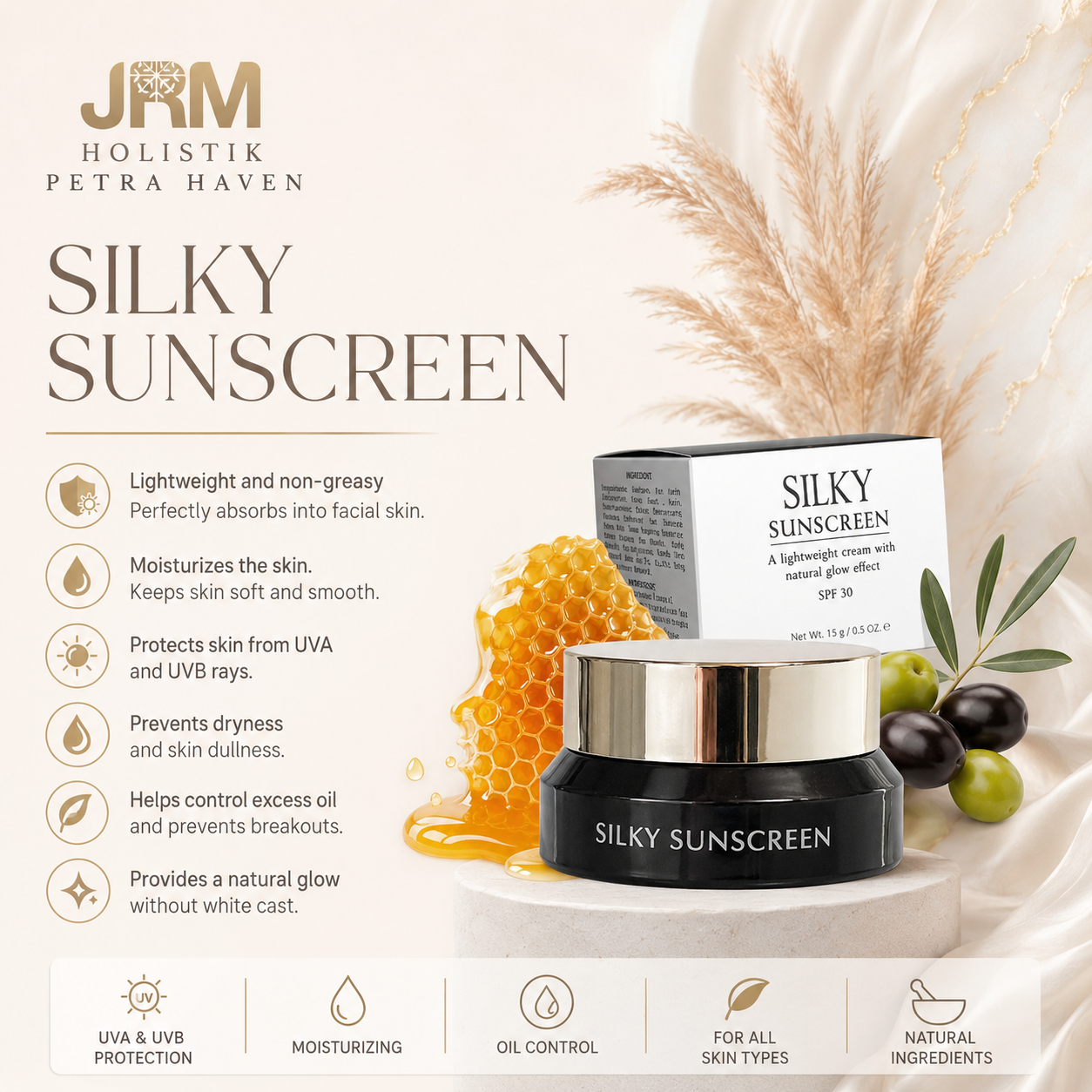 JRM Silky Sunscreen