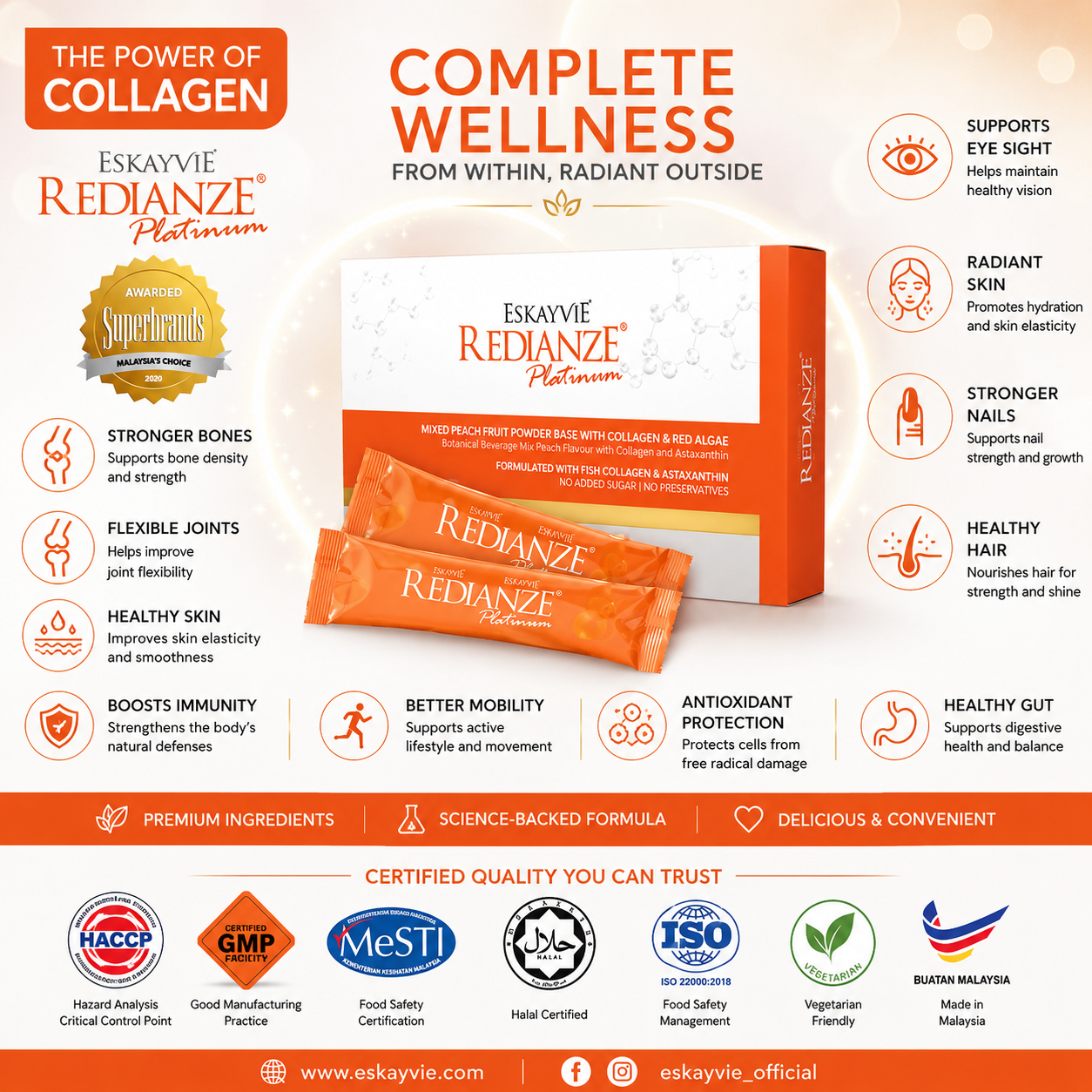 Eskavie Redianze Platinum