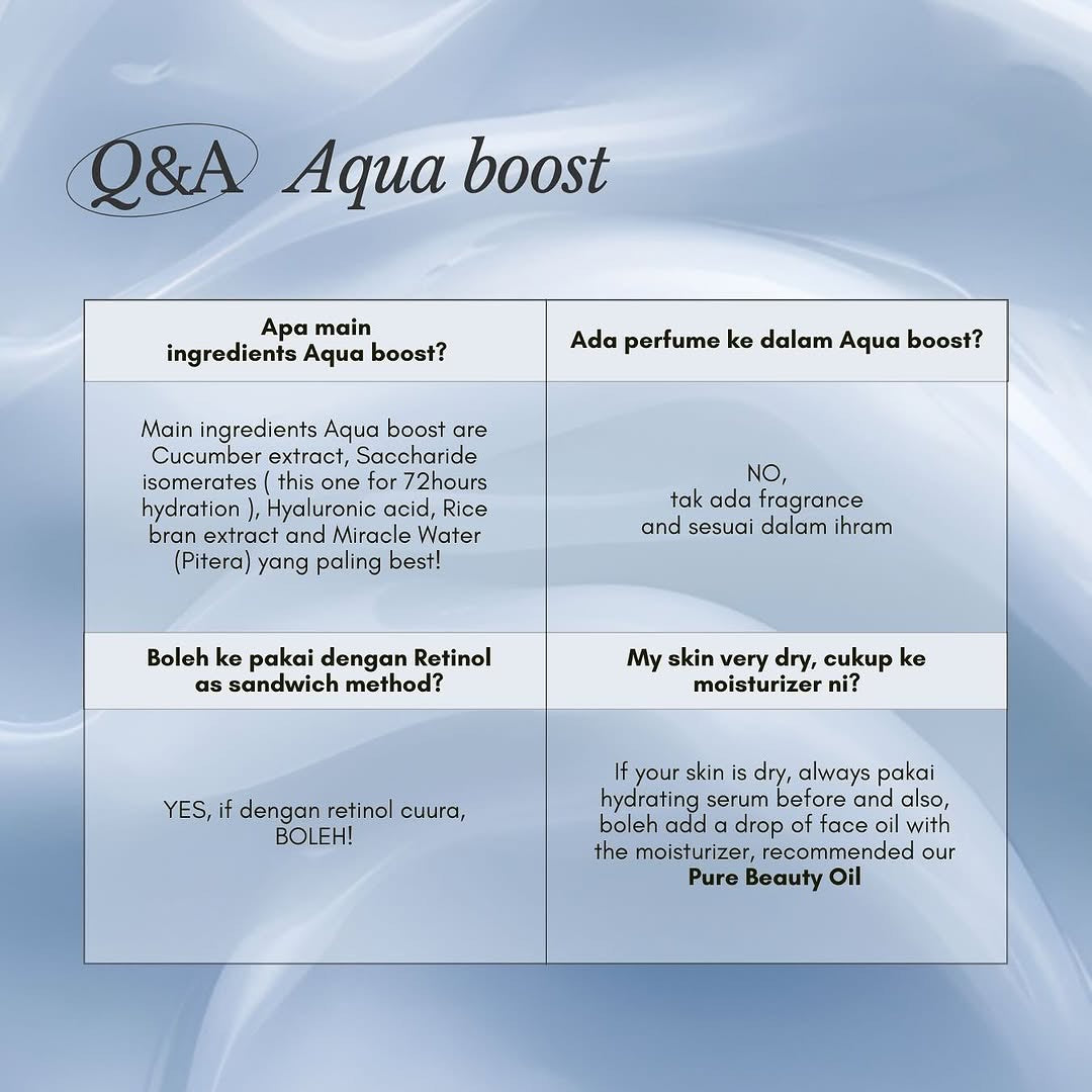 Aqua Boost Moisturiser