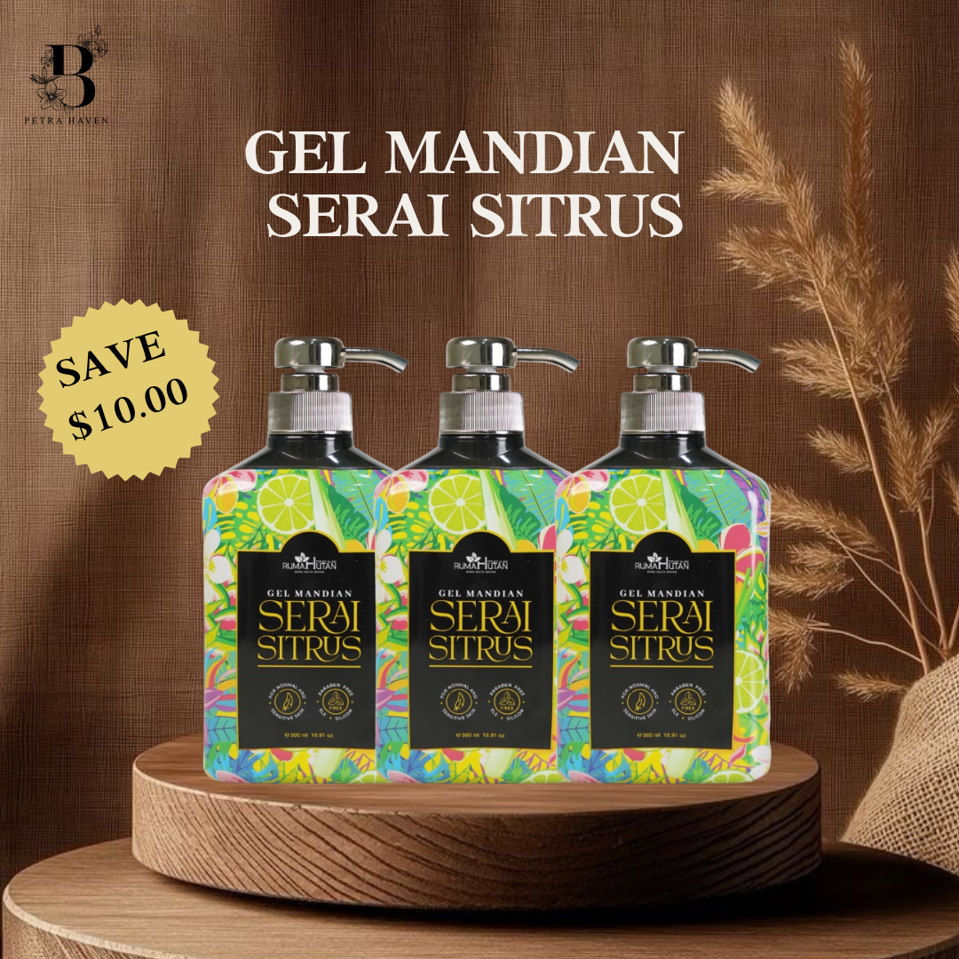 JRM Trio - Gel Mandian Serai Sitrus