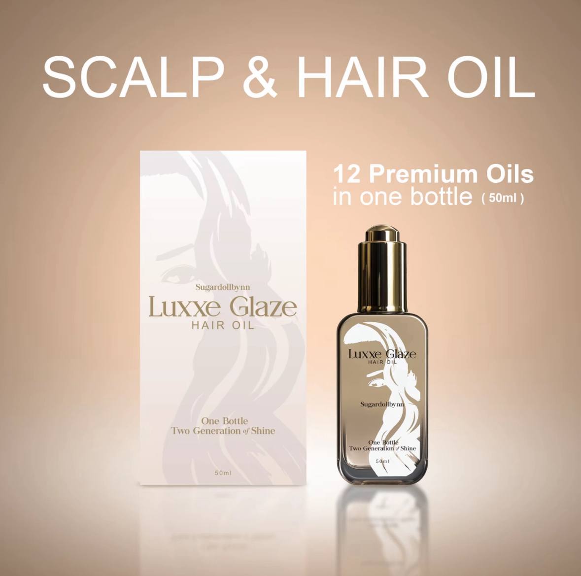 Sugardollbyn Luxxe Glaze Hair Oil