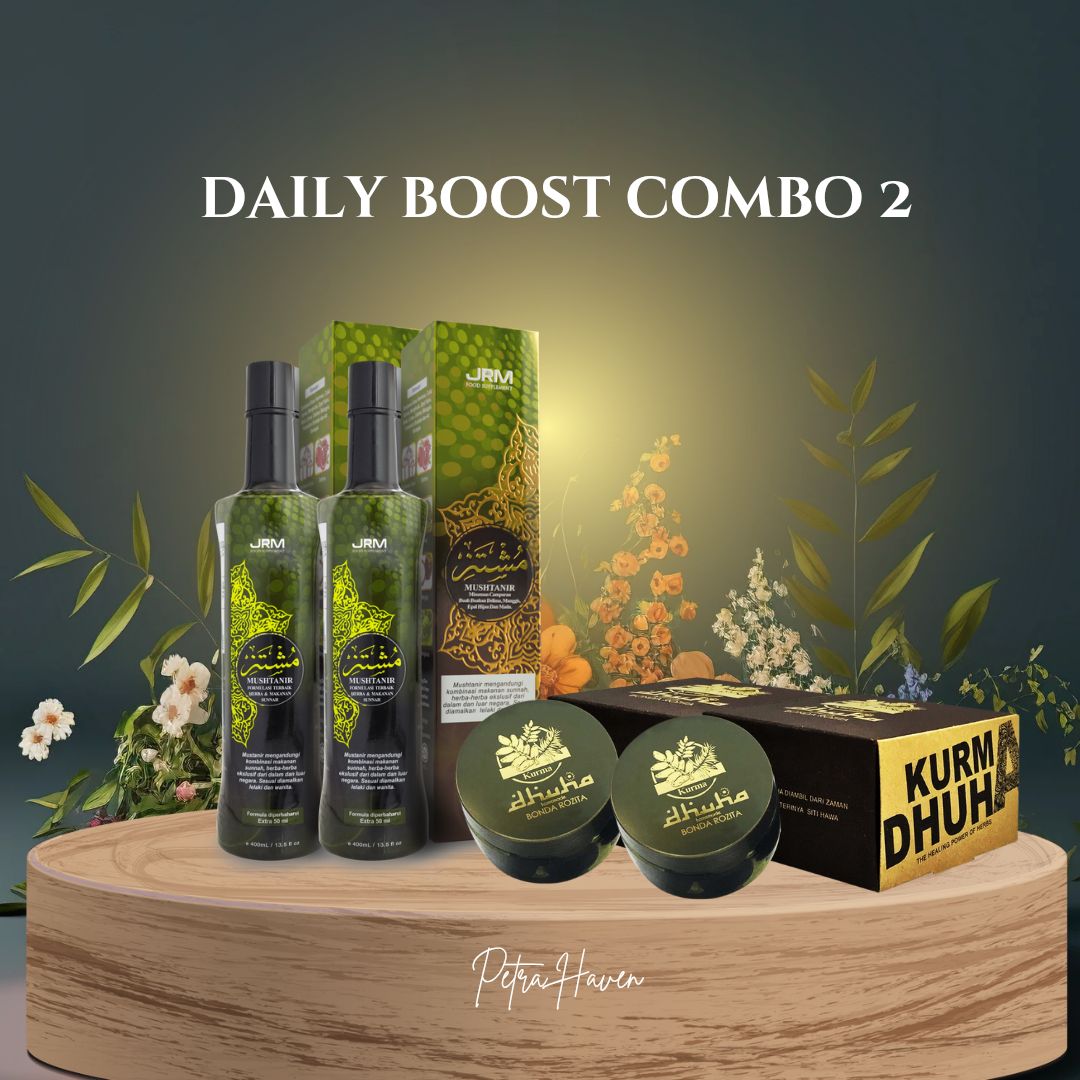 JRM Daily Boost Combo | Mushtanir & Kurma Dhuha
