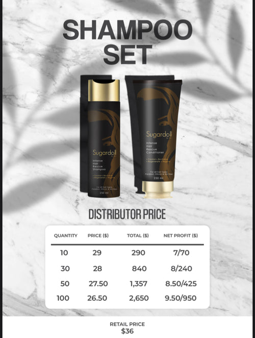 Not valid for customers - SD Shampoo Set